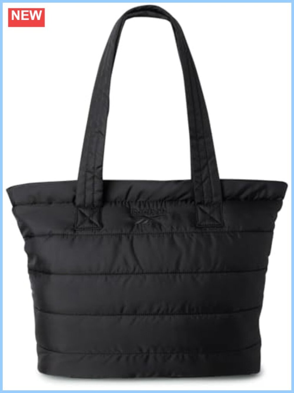 Quilted Puffer Tote Bag, Sporty Gym & Travel Carry On